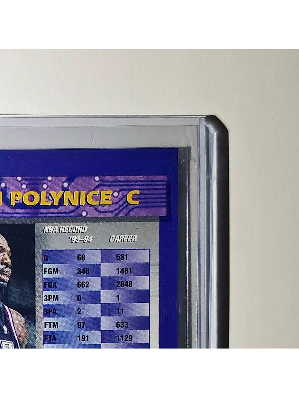Olden Polynice 1994-95 Topps Finest #317 Basketball Card - Picture 8 of 10